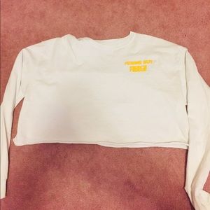 Zumiez cropped long sleeve shirt